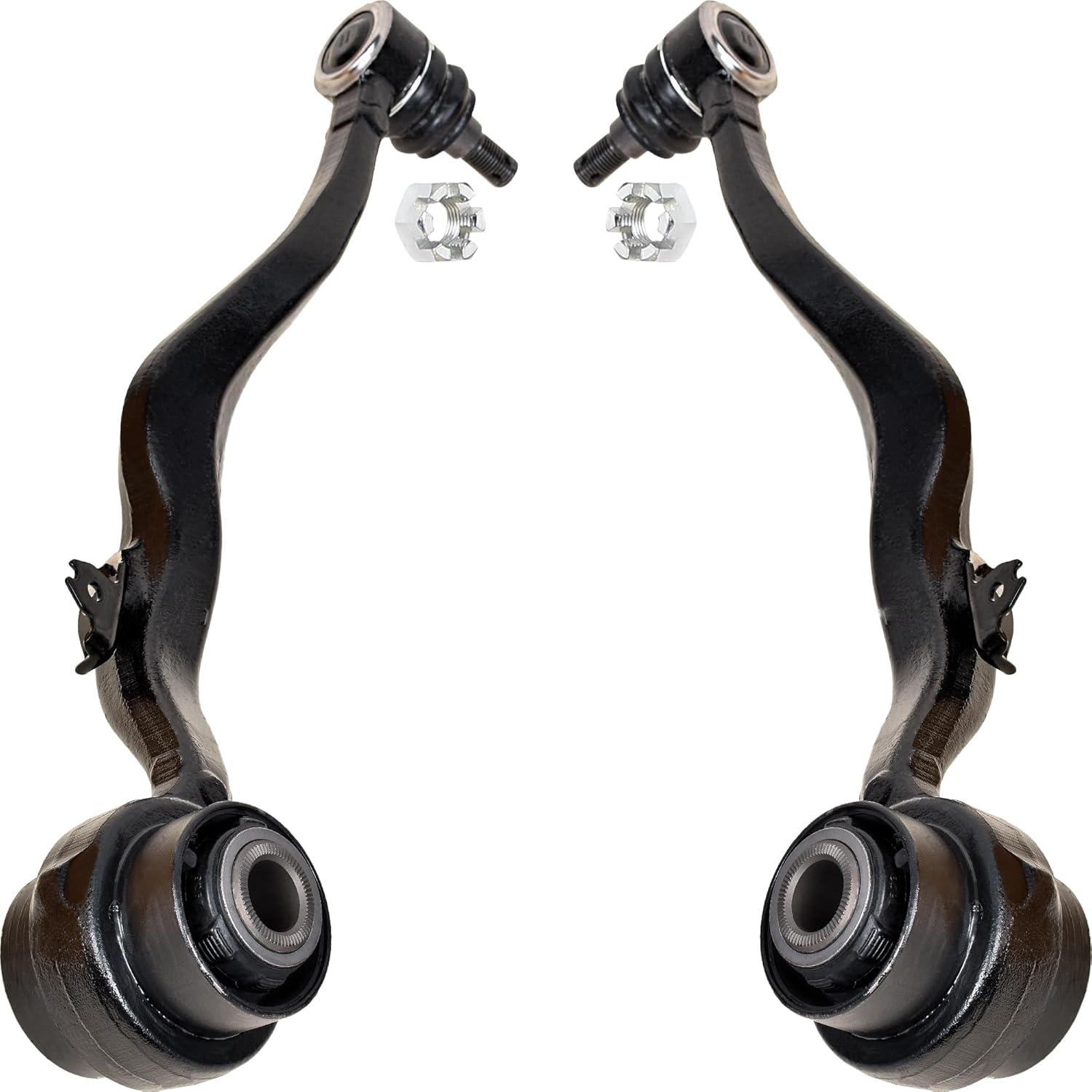 Front Lower Control Arm Kit 2 Pieces - Front Lower Rearward Control Arms (Left & Right) with Bushings & Ball Joint Fitted for LS460/ LS460L 2007-2017, LS 600h 2009-2017 AWD Models