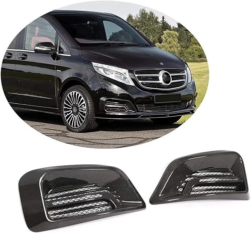 XTT Cubierta de parrilla para lámpara antiniebla se adapta a Mercedes Benz Vito V Clase W447 V220d V250 Mini camioneta de pasajeros 2016-2018 de
