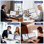 KEFEYA Extendeur d'écran portable, 14" FHD 1080P IPS Extendeur d'écran portable, moniteur portable pour ordinateurs portables 13-17" avec USB-C/HDMI Port, Plug n Jouer pour Windows/Mac/Android/Switch/PS5