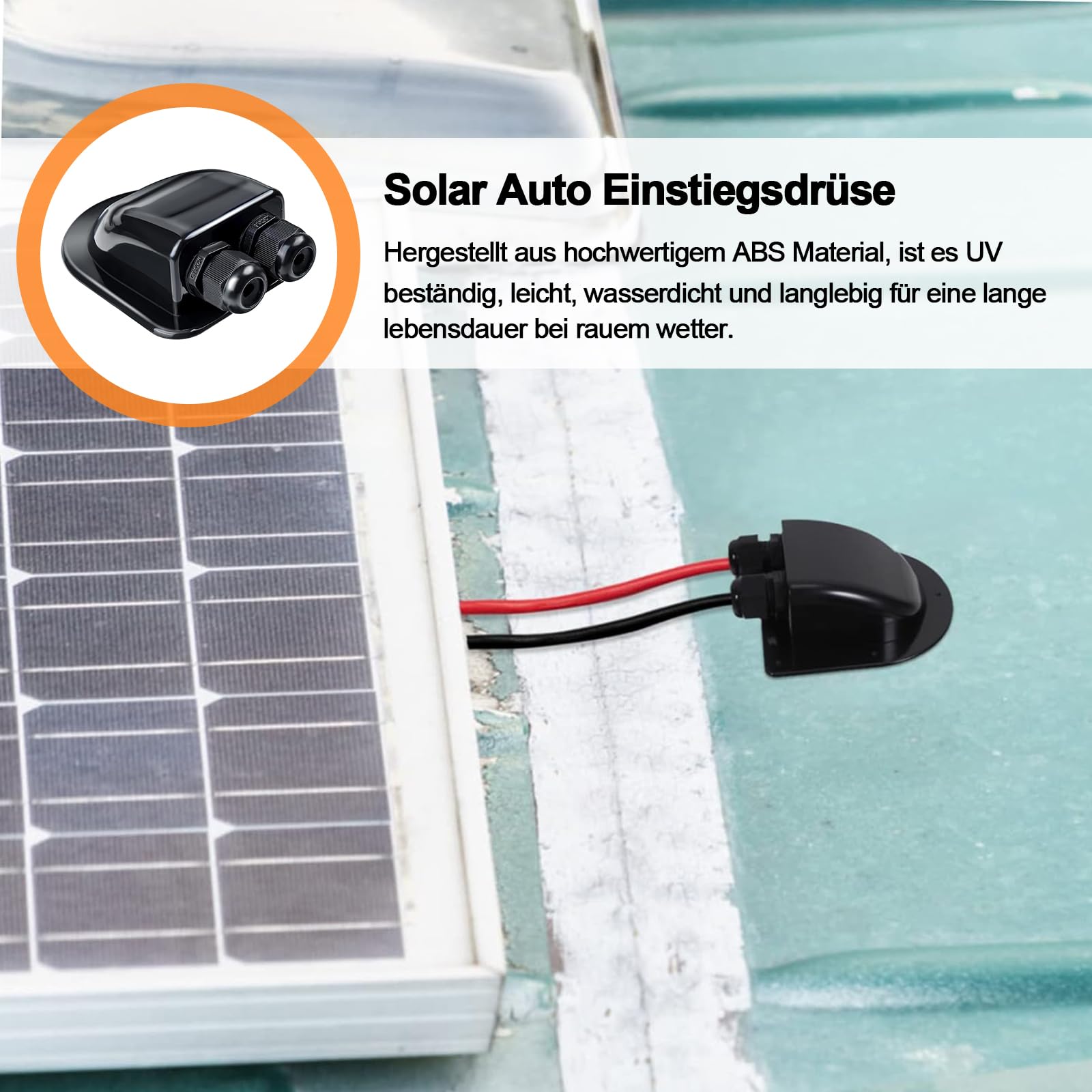 Passe Câble étanche Pour Véhicule Pour Toit Camping-car, Fourgon, Camion