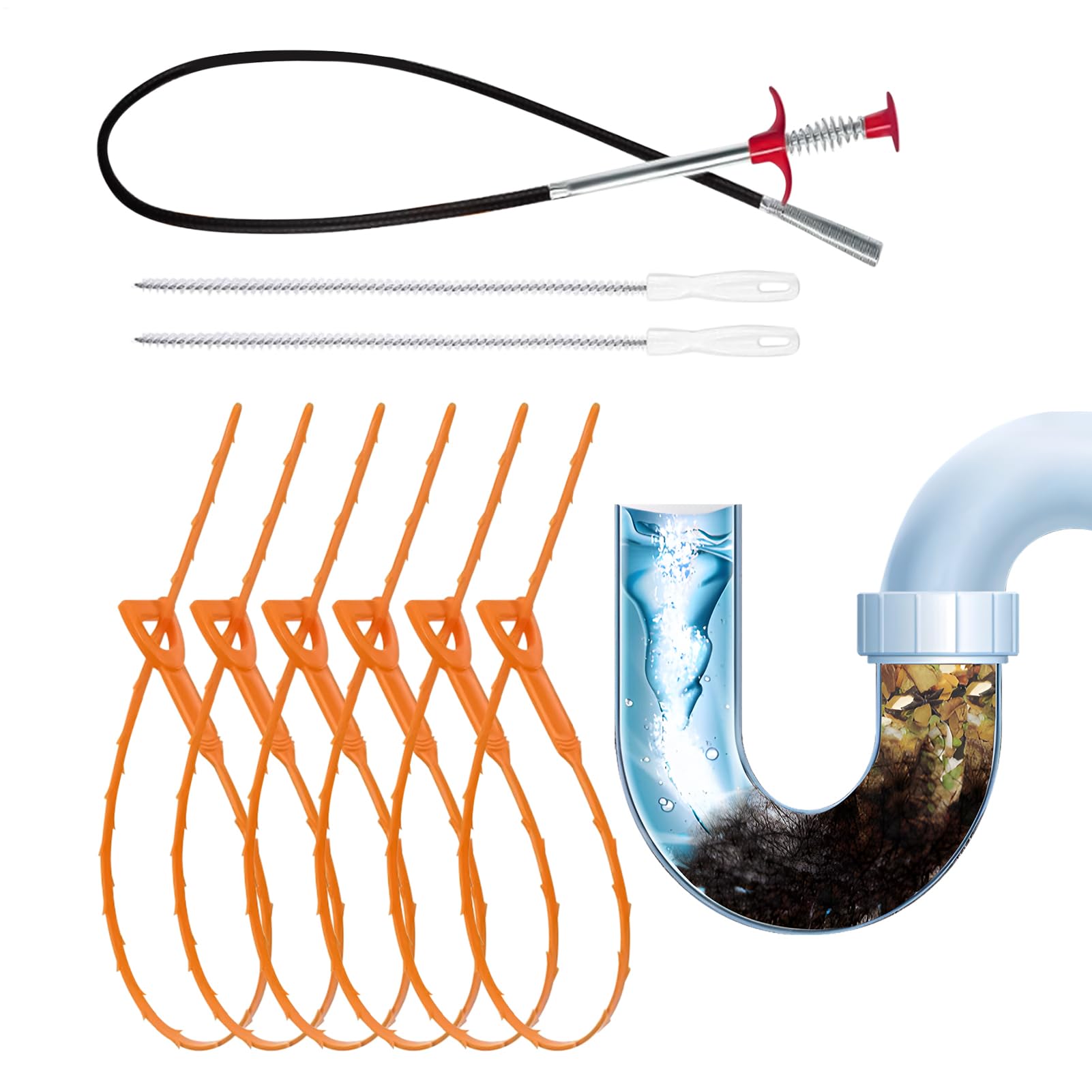 Déboucheur De Canalisation Câble Flexible Lavabo Salle de Bain