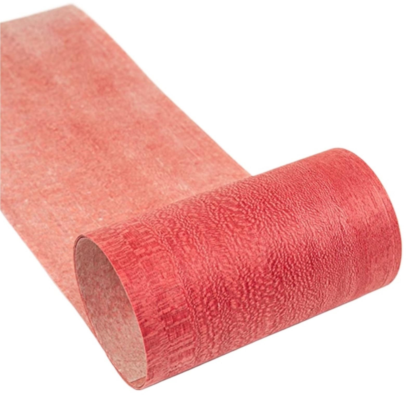 Zymjzbetic Wood Grain Stickers Length:2.5meters Width:150mm Thick:0.25mm Red LaceWood Veneer Sheets DIY Guitar Home Furnishing Wood Crafts Decoration