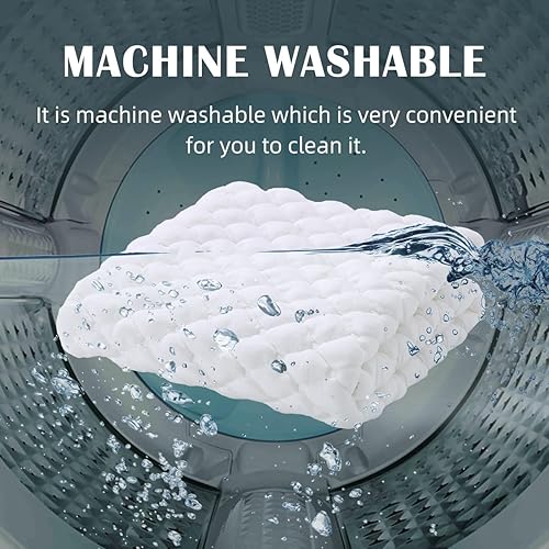 Miniatura 7 de LOFE Funda de almohada para dormir de lado, para almohada de espuma viscoelástica triturada para aliviar el dolor de cuello y hombros, funda para