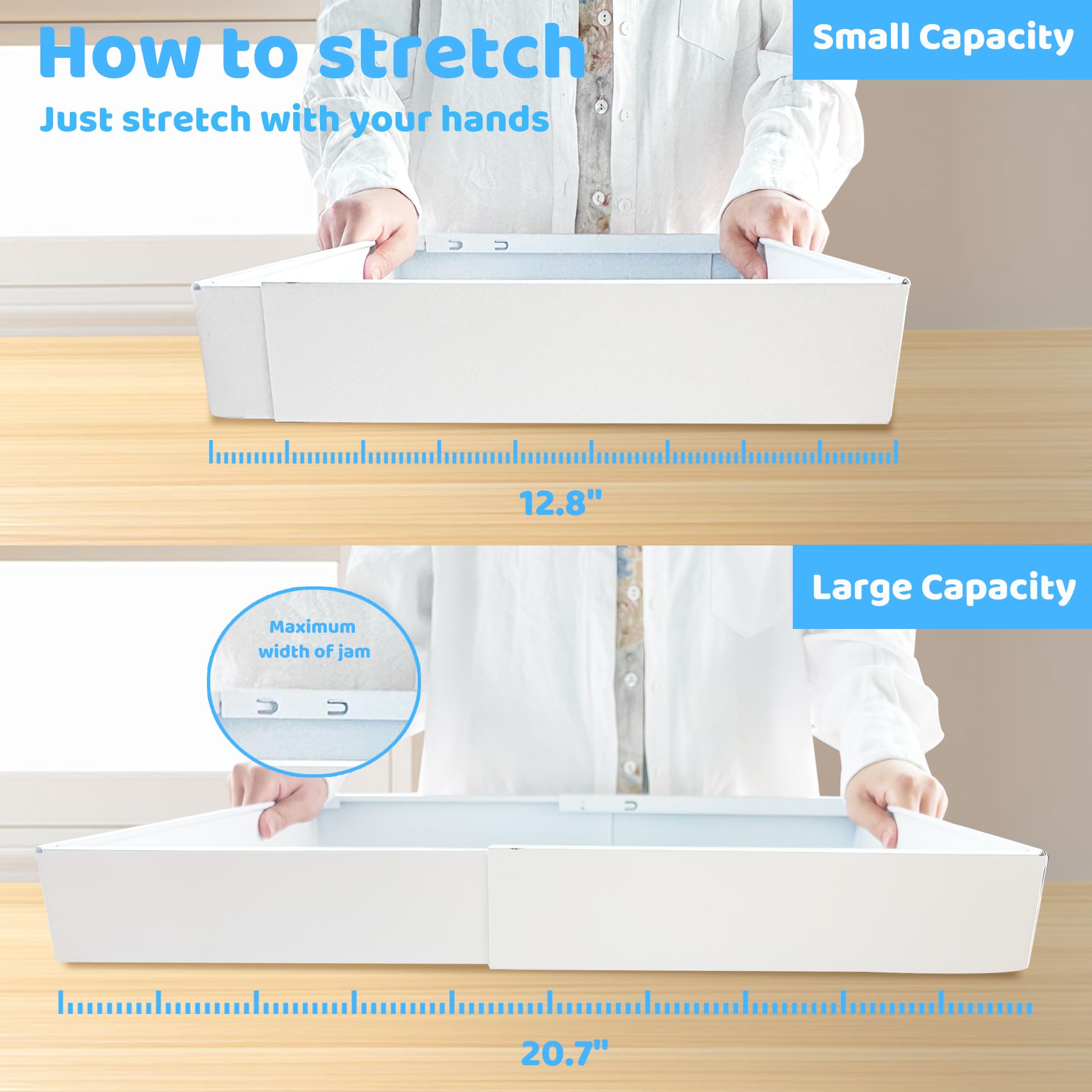 GRETMIX 2 Pack Pull Out Cabinet Organizer, 21
