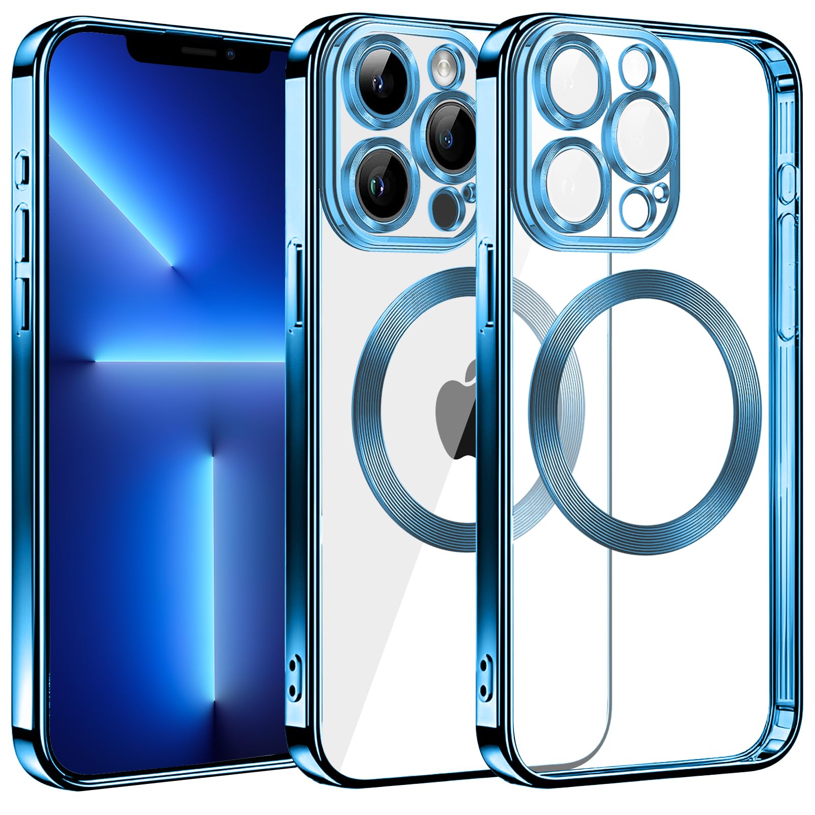 Custodia con supporto girevole a 360 ° per iPhone 17 Pro Max Cover magnetica ant