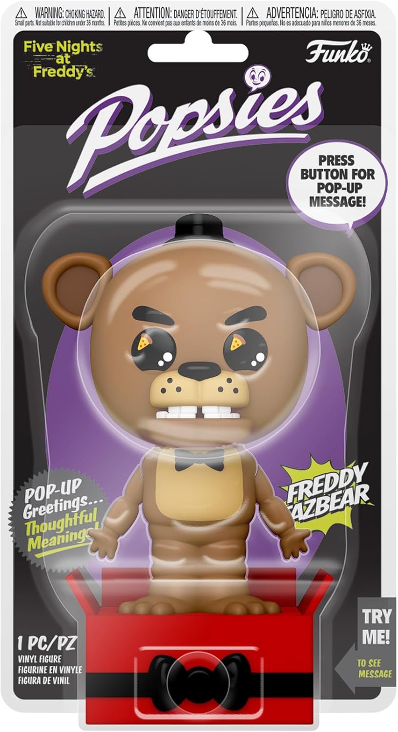 Funko Popsies Five Nights at Freddys - Freddy Fazbear Pop Vinyl Gift MEssanger