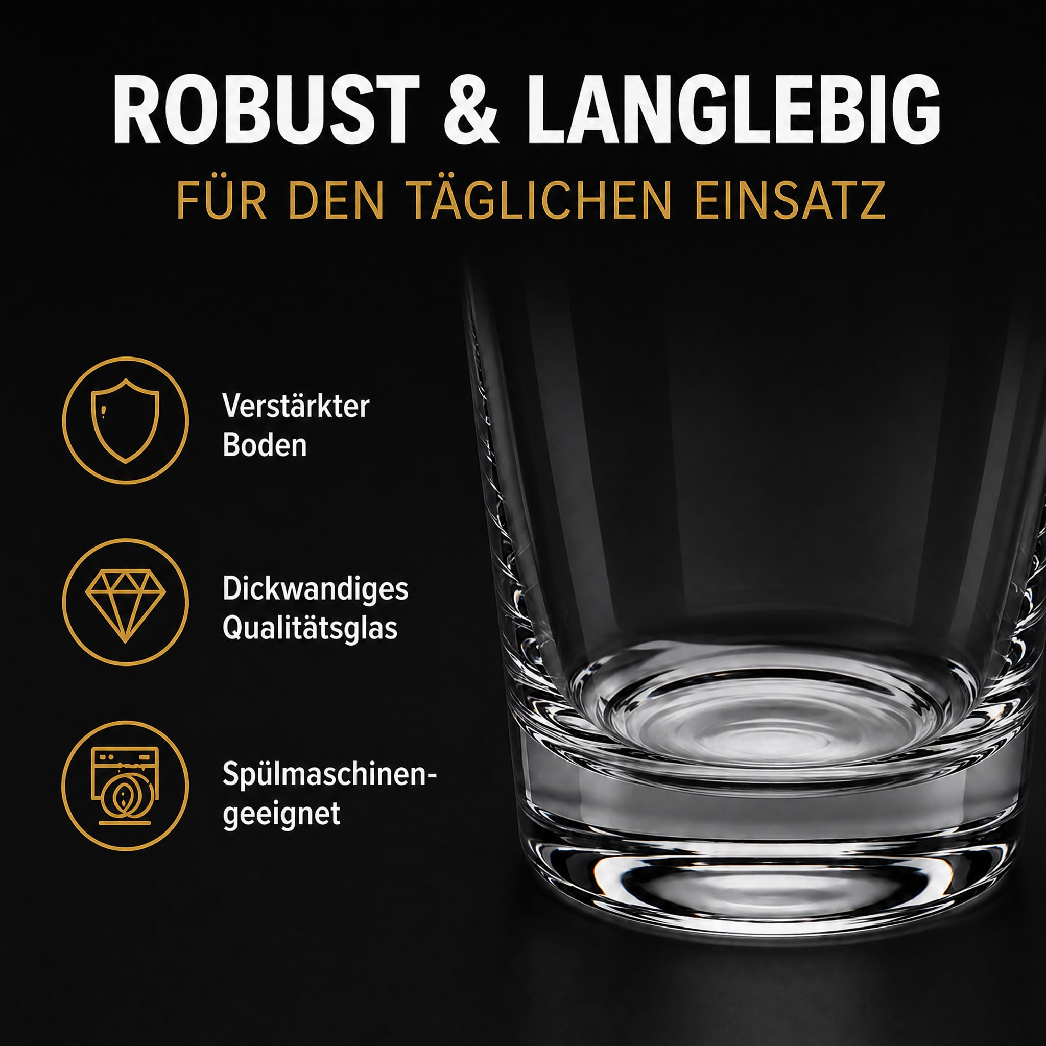 Willibecher 500 ml, geeicht 400 ml, 36er Set Trinkgläser | Klare Biergläser mit sichtbarem Eichstrich – für Gastronomie, Events und den täglichen Gebrauch