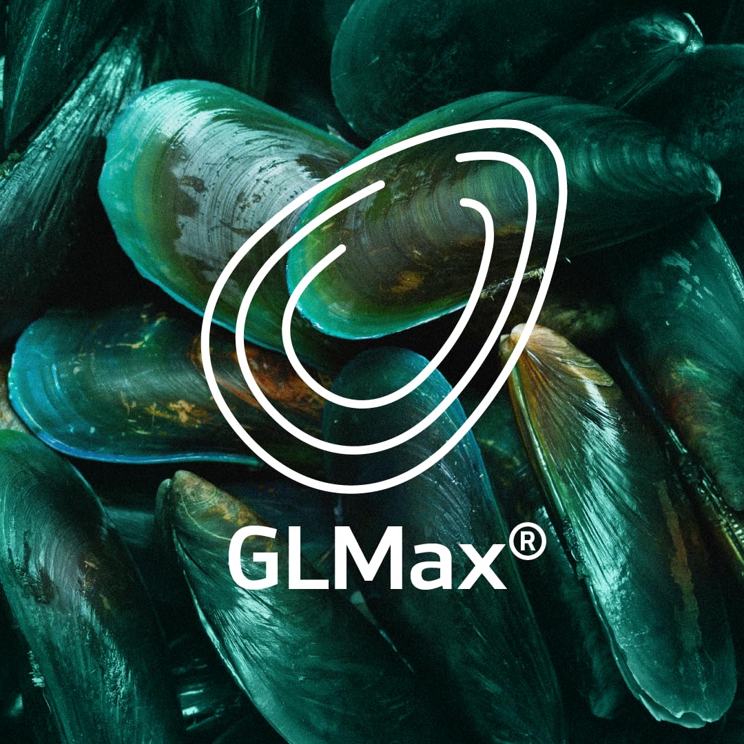 5-in-1 GLMax® Grünlippmuschel Plus – 60 Flüssigkapseln | Mit flüssiger Grünlippmuschel, Curcumin, Omega-3, Vitaminen & Johannisbeerblatt | Für Gelenke, Muskeln & Knochen