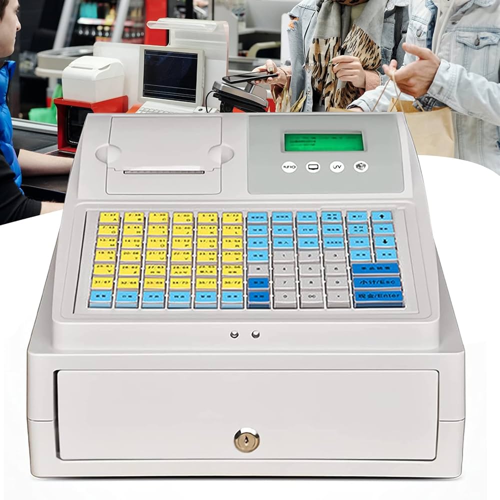 Amazon | 電子レジ、81キーキーボードデジタル出納機、小型郵便 Amazon | 電子レジ、81キーキーボードデジタル出納機、小型郵便