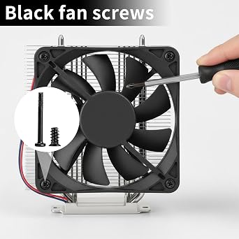 180 Pcs Computer Screws, PC Fan Screws, PC Case Screwsset, Long Short Computer Thumb Screw Set for PCs Fans Hard Drive Standoffs Assortment