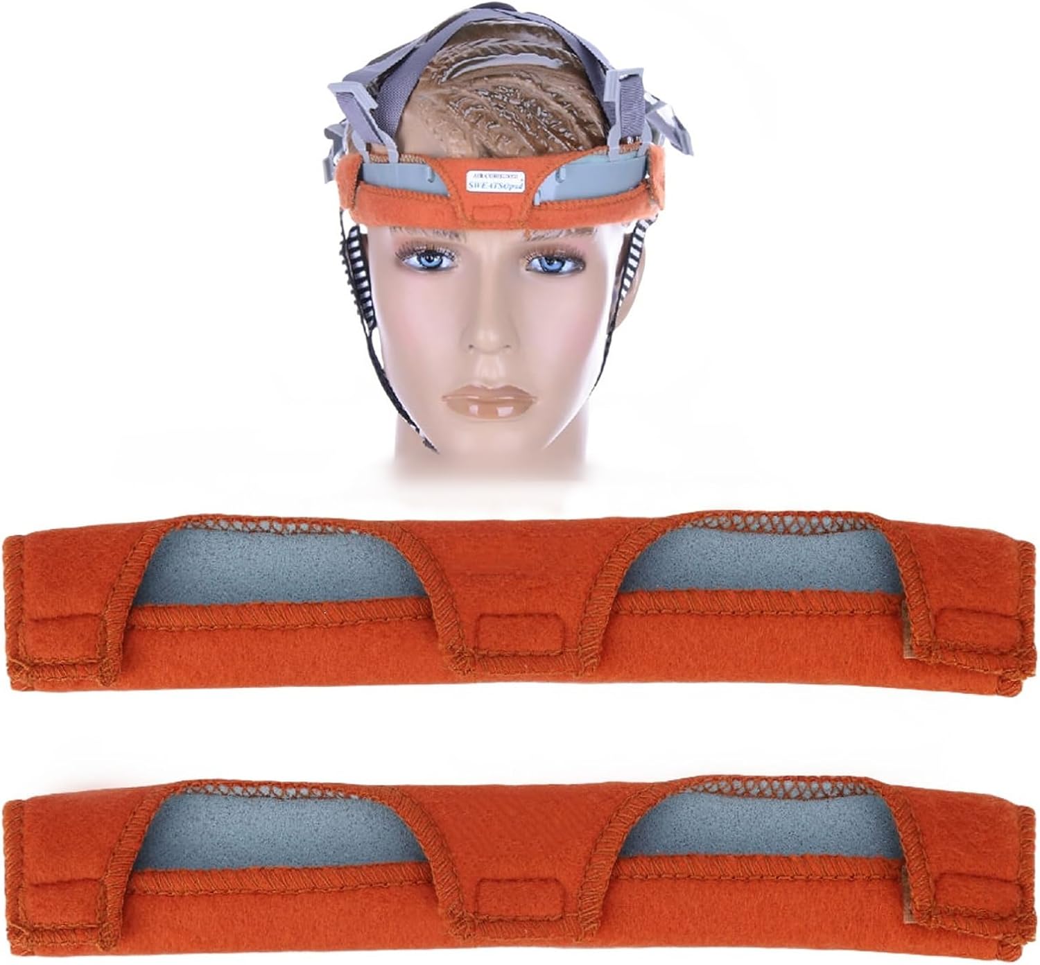 FILFEEL 2pcs Set Hard Hat Welding Sweat Band, Hard Hat Sweatband Replacement Pack, Air Cushion Sweatband Welding Helmet Comforter Pad, Wholesale Business
