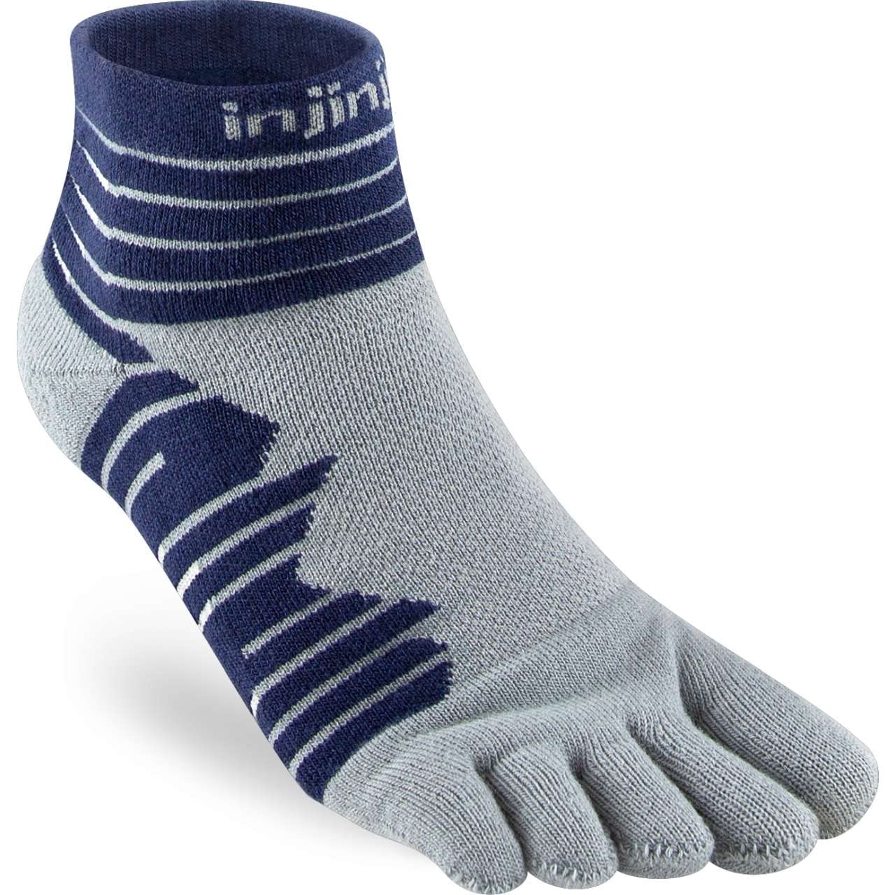 Injinji Ultra Run - Teensokken - Cobalt - Unisex - Mini Crew - Midweight