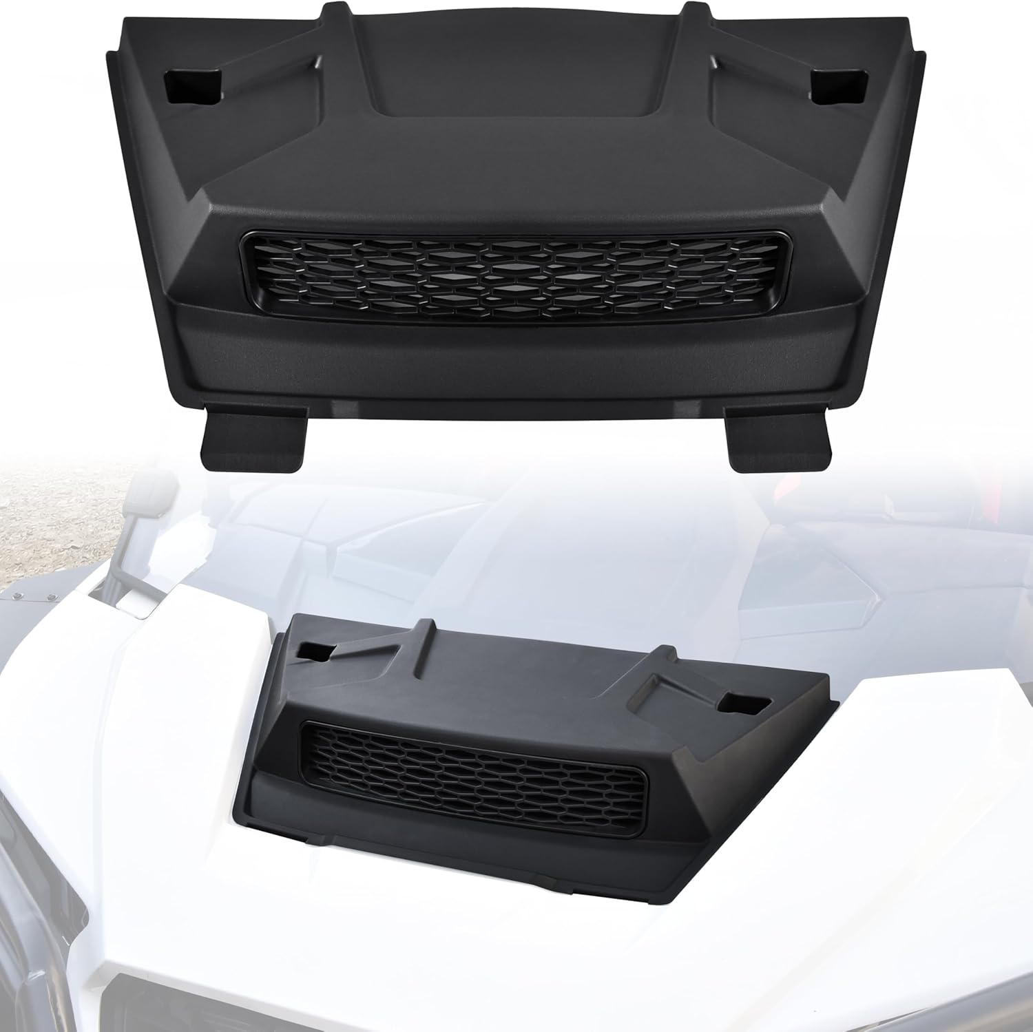 SAUTVS Turbo Hood for Polaris RZR XP 1000/ XP4 1000 2024 2025, Black Sport Front Turbo Hood Scoop for Polaris RZR XP 1000/ XP 4 1000 2024 2025 Accessories