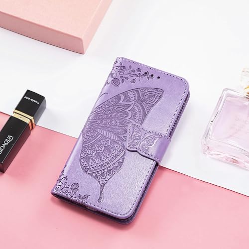 Miniatura 5 de Funda tipo cartera para iPhone 15 con ranura para tarjetero y función atril, de piel sintética, a prueba de golpes, funda protectora para iPhone 15