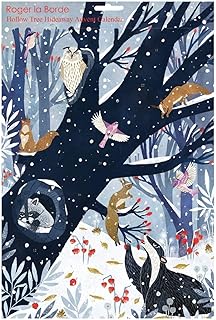 Christmas Advent Calendar Hollow Tree Hideaway | Woodland Animals Advent Calendar Traditional Advent Calendar | Picture Advent Calendar Paper Advent Calendar