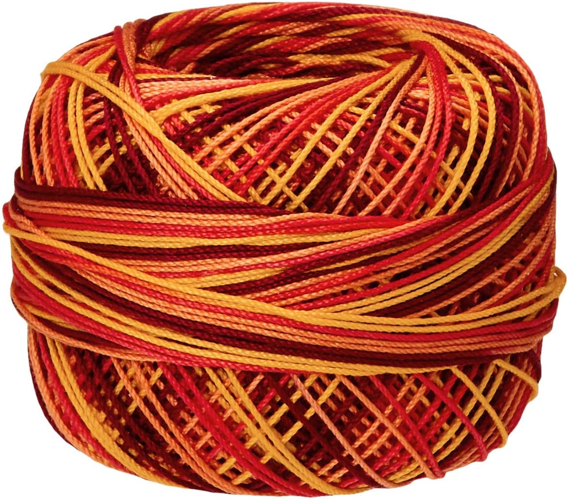 Lizbeth Cordonnet Cotton Size 10 - Falling Leaves