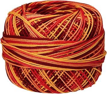 Lizbeth Cordonnet Cotton Size 10 - Falling Leaves