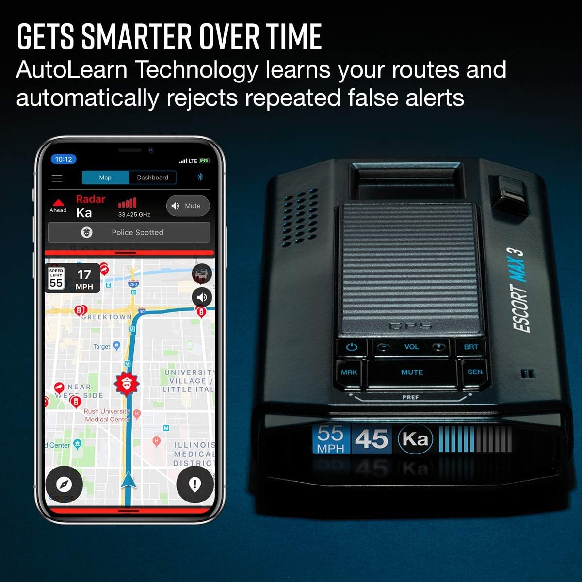 Best Cyber Deals 🔥 ESCORT MAX 3 Laser Radar Detector - Bluetooth Connectivity, Premium Range, Advanced Filtering, AutoLearn Technology, Voice Alerts, OLED Display, Escort Live App Flash Sale Buy 1 get 1 ESCORT MAX 3 Laser Radar Detector - Bluetooth Connectivity, Premium Range, Advanced Filtering, AutoLearn Technology, Voice Alerts, OLED Display, Escort Live App