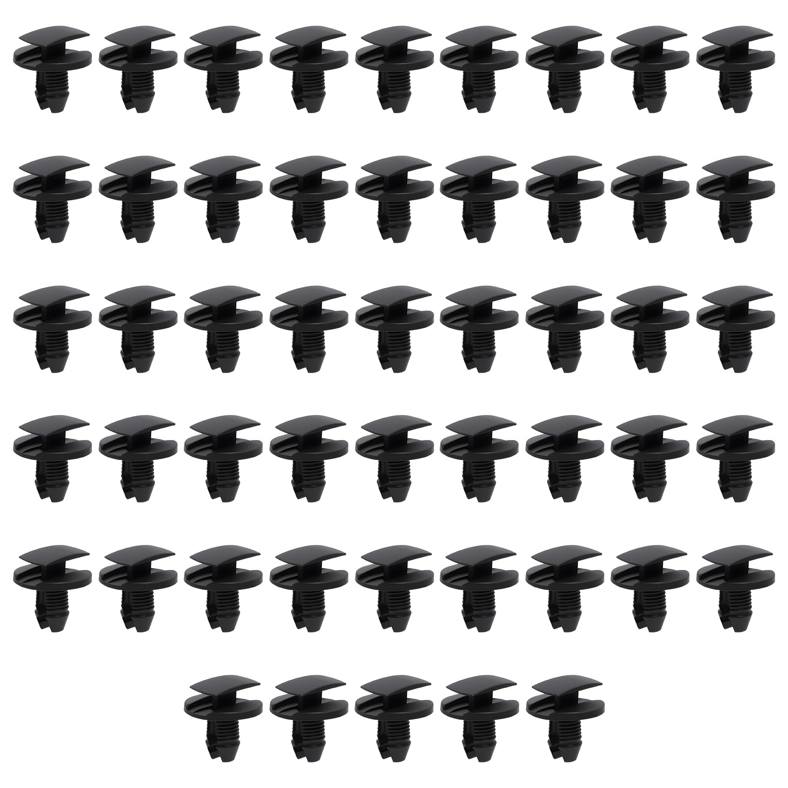 50 Pièces Clips Fixation Parechocs 8565.53 1609267280, Clips Voiture, Agrafes Rivets Plastique Garde-Boue Garniture, Rivets Remplacement Compatible avec Citroen Peugeot Jumpy Berlingo C3 C4 C5 C6