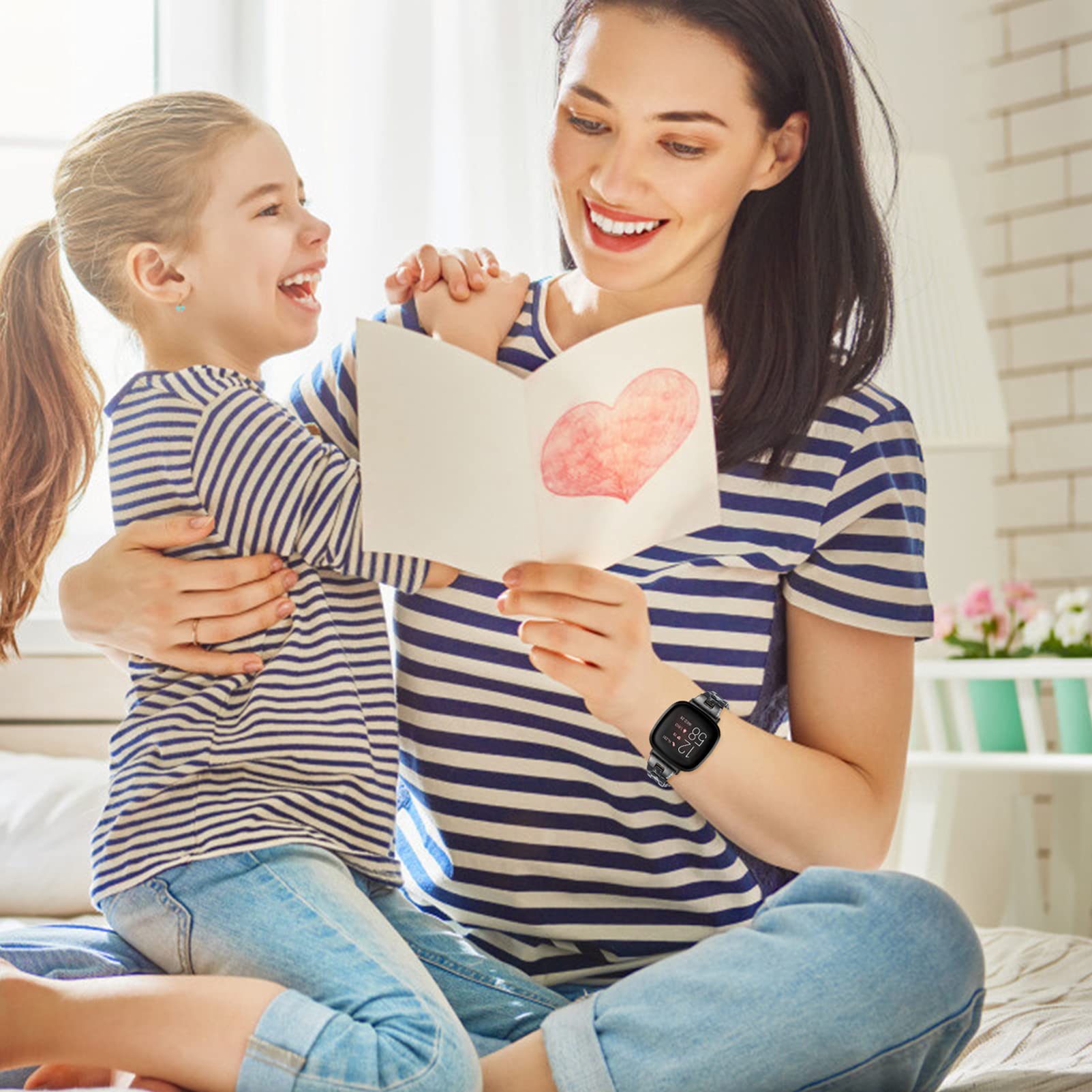 Uonlytech 3pièces Bracelet Résine Pour Montre Compatible Avec Sense Design Élégant Et Confortable Pour Toutes Les Occasions