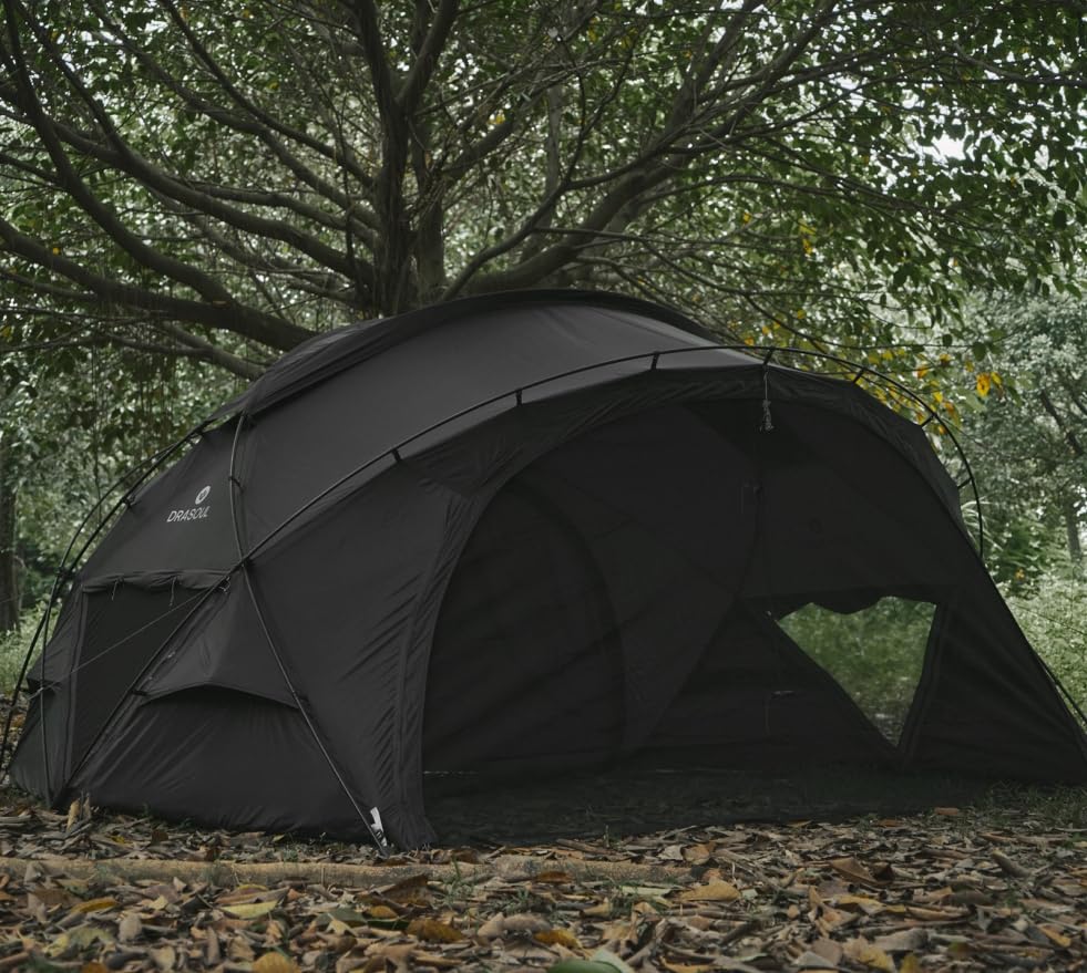 シェルター テント ベスティブル DRASOUL 拡張テント ブラック Amazon.co.jp: DRASOUL 多功能ドームテント 撥水加工 煙突付き 日除け