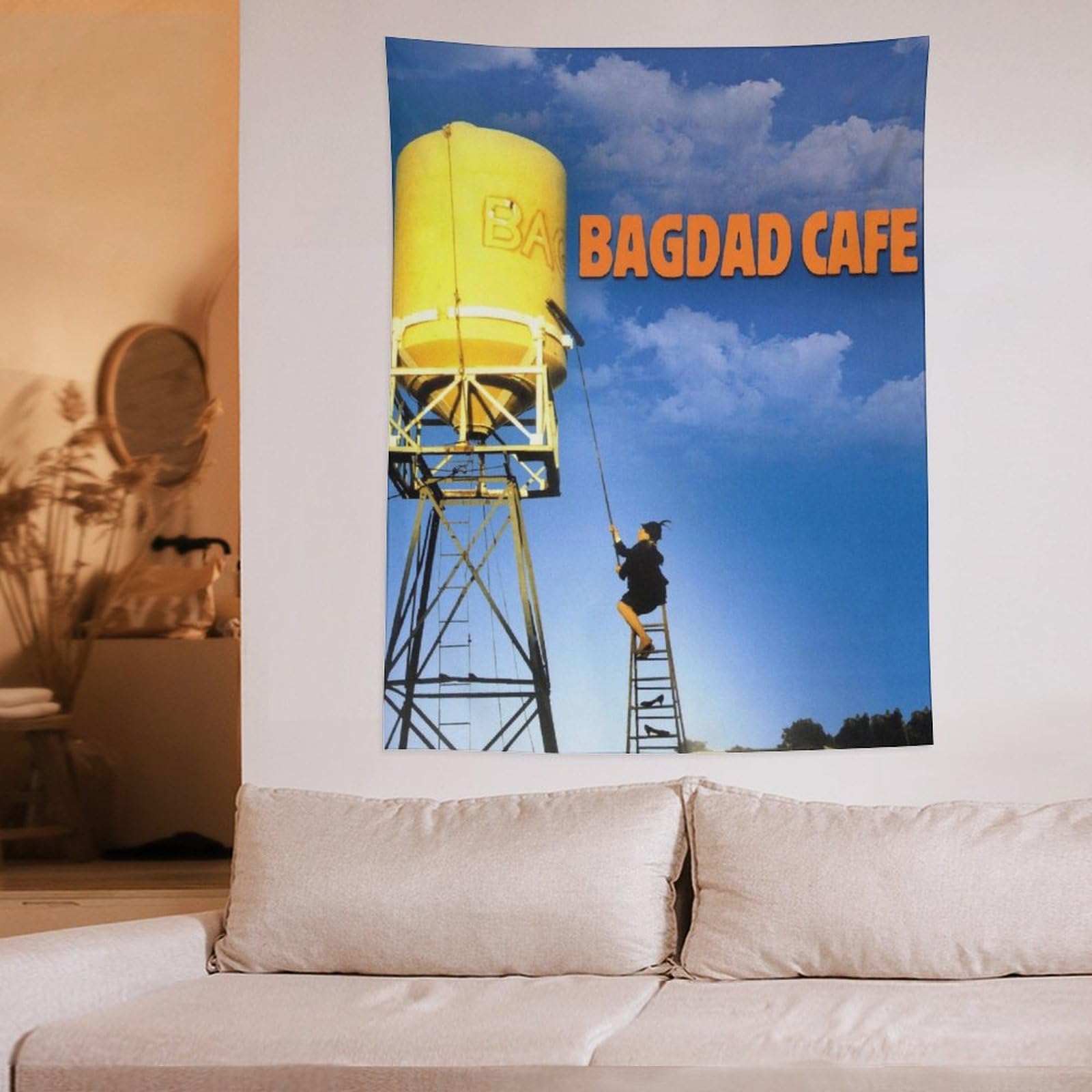 Amazon.co.jp: 映画ポスターバグダッドカフェキャンバスポスター