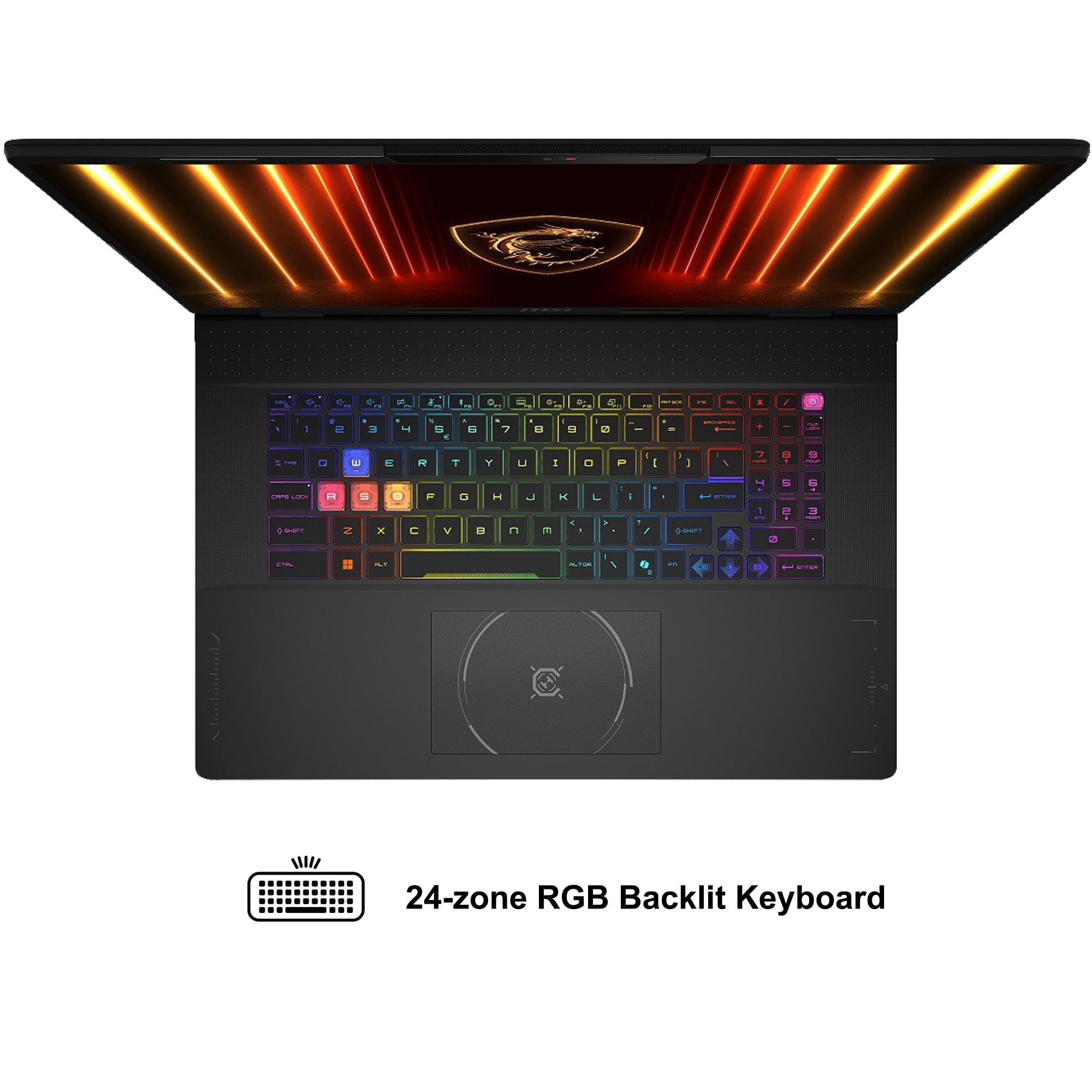 MSI Crosshair 18 HX AI Gaming Laptop 18" QHD+ 240Hz (100% DCI-P3) Intel 24-core Ultra 9 275HX (>i9-14900HX) 64GB DDR5 1TB SSD GeForce RTX 5070 (fino a 798 AI TOPS) RGB retroilluminato Thunderbolt