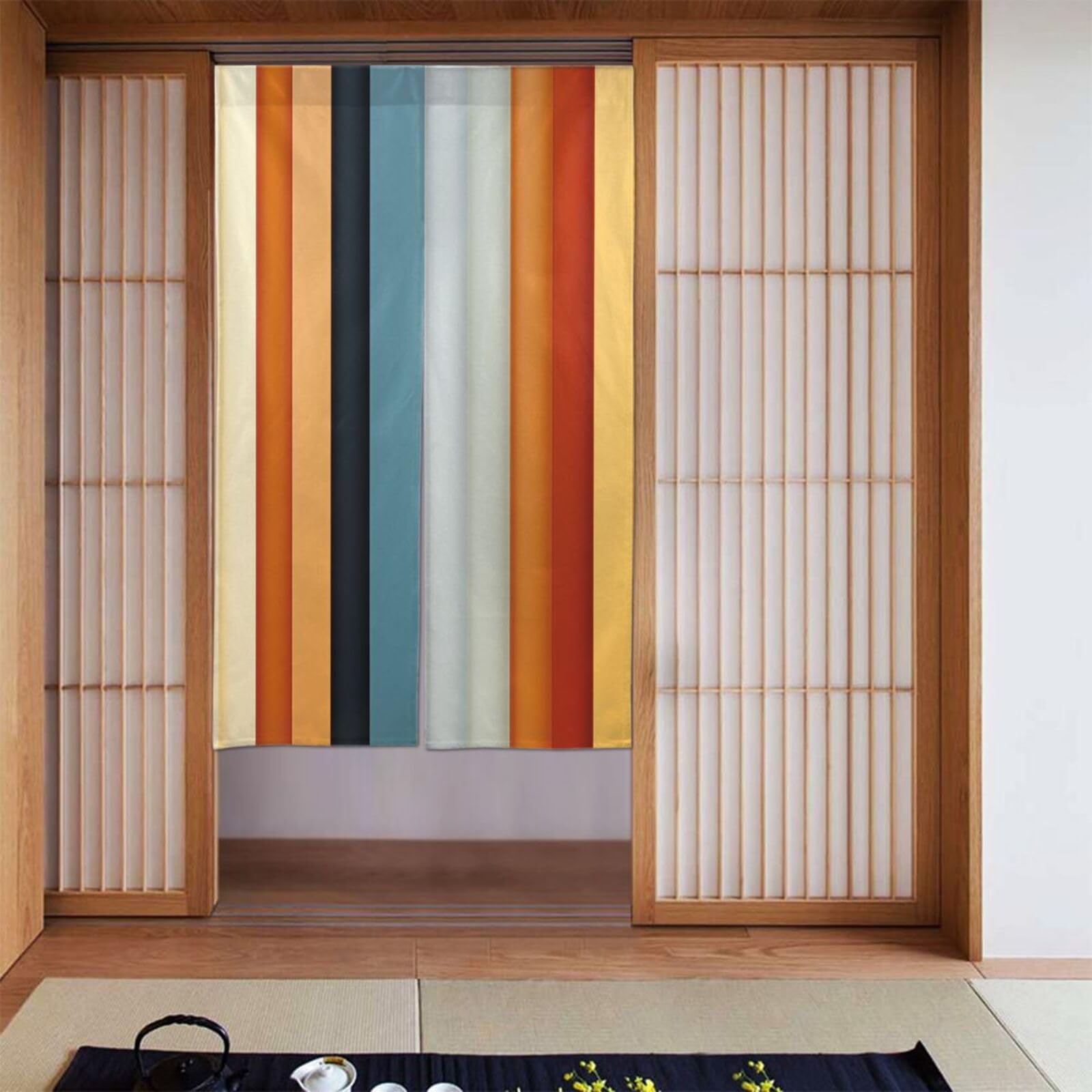 Rideaux de séparation amusants pour chambre sans vis-à-vis