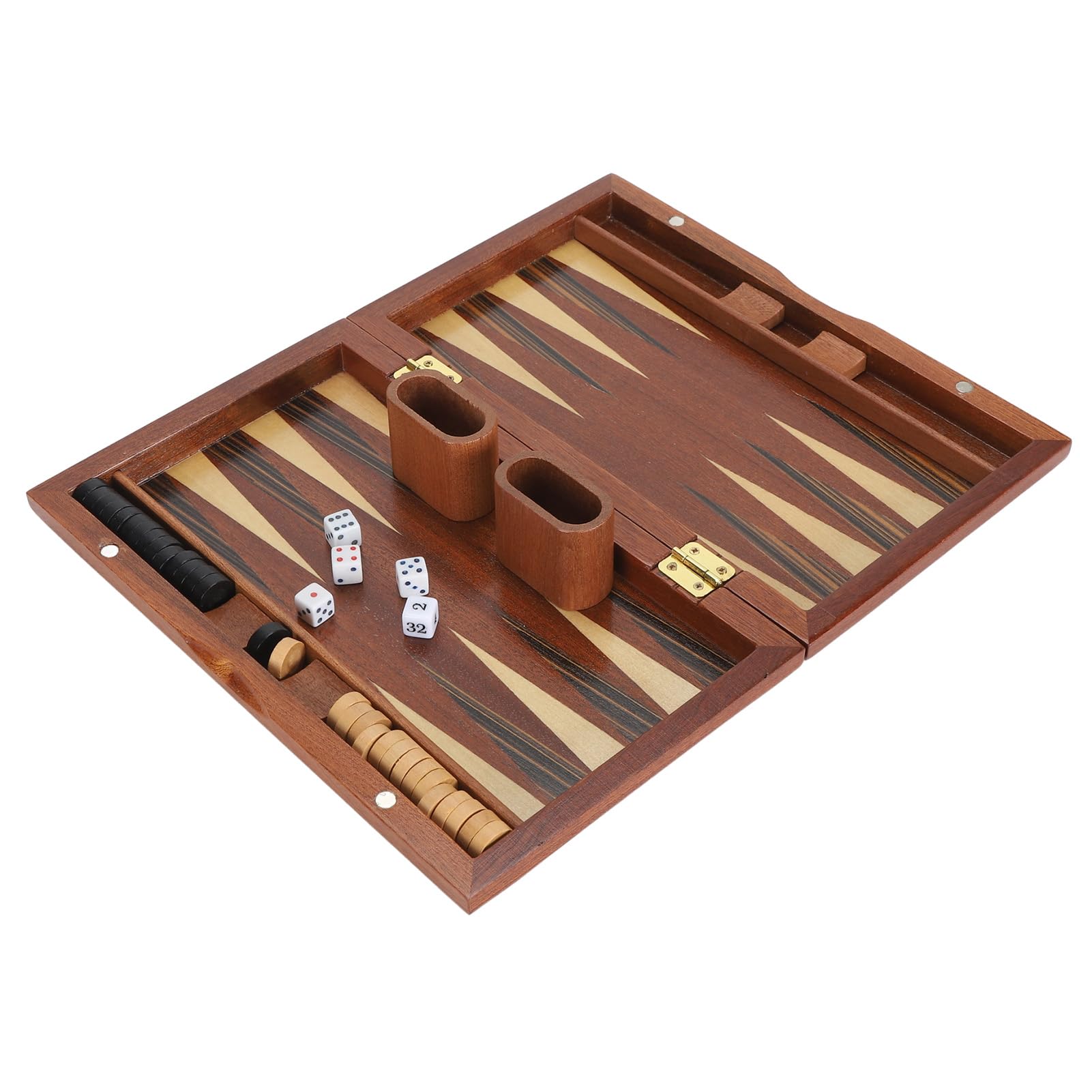 Keenso Zestaw do Gier Szachowych Drewniana Szachownica Składana Tablica Magnetyczna z Orzecha Włoskiego 34 X 28 X 2 Cm Przenośna pamięć Masowa dla Dorosłych Dzieci Home Trip Classroom
