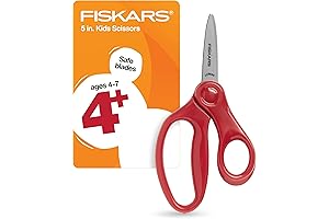 Fiskars Blunt-Tip Kids Scissors: Superior Scissor Safety for Ages 4-7