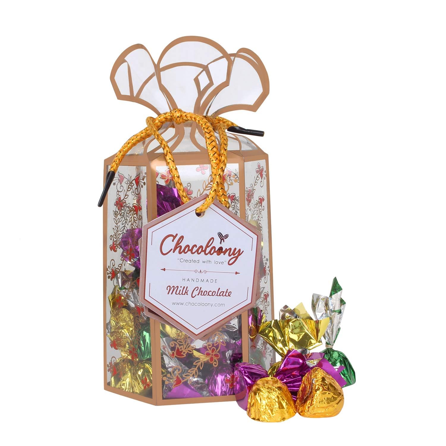 Chocoloony Chocolate Gift Pack with 30pcs Milk Chocolate (180gm) for Gift Sister, Wife and Girlfriend-image-25