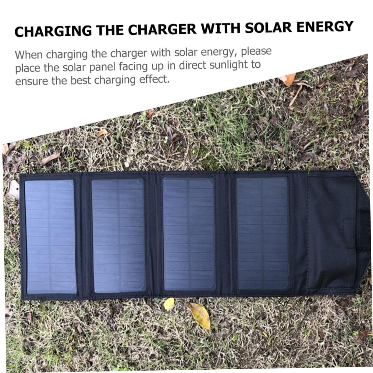 Panneau Solaire Monocristallin 10w 5v/10a, Charge Mobile Portable Noir