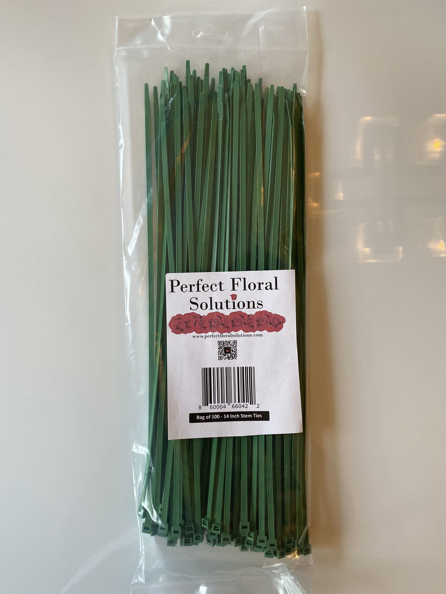 Bag of 100 14" Bouquet Stem Ties for The Quick and Easy Bouquet Kit