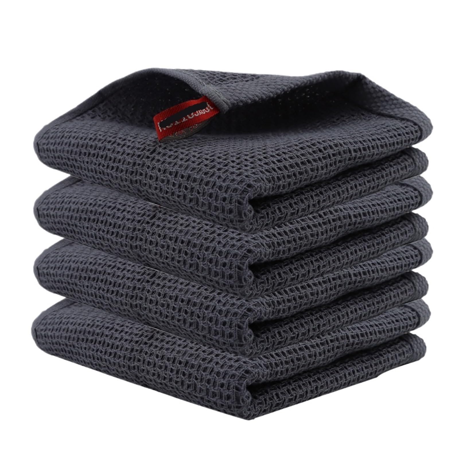 WZPTLKIBAD 4Pcs Kitchen Towels 34x34cm, Absorbent Thickened Dishcloths