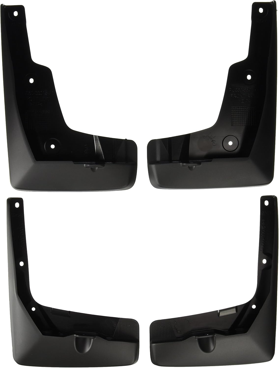 Toyota Genuine PU060-33015-P1 Black Mudguards