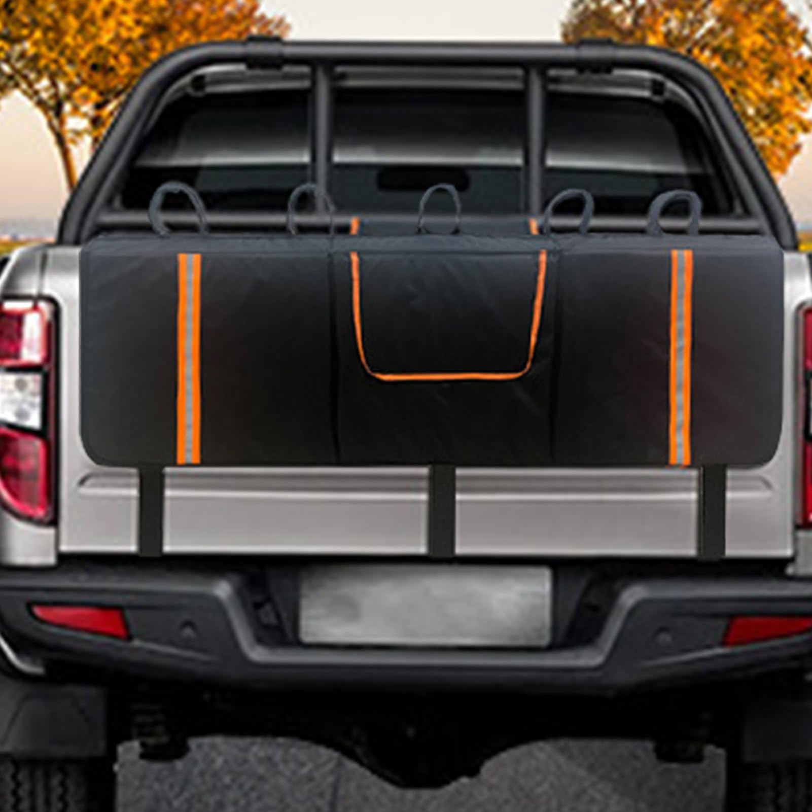 Pickup Bike Shield - Del Portellone Per La Conservazione, Protezione Posteriore Aggiornata | Topche Di Utilità E Strisce Di Sicurezza, Supporto Per Copertura Imbottita Per E-bike, Tra