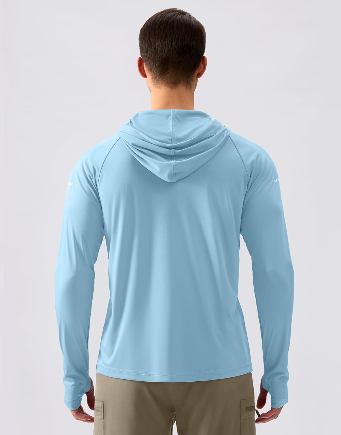 Men's Sun Protection Hoodie Shirt UPF 50+ Long Sleeve Fishing Rash Guard UV SPF Summer Lightweight Hiking Shirt for Men - Image 6