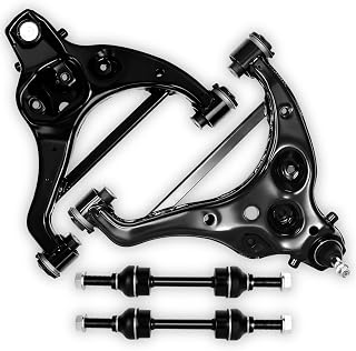 4Pcs Front Lower Control Arm Kit Ball Joint Sway Bar Link Kit Compatible with Fit for Ford F-150 4WD 2015 2016 2017 2018, Replace OE# K643169 K643168 K750362