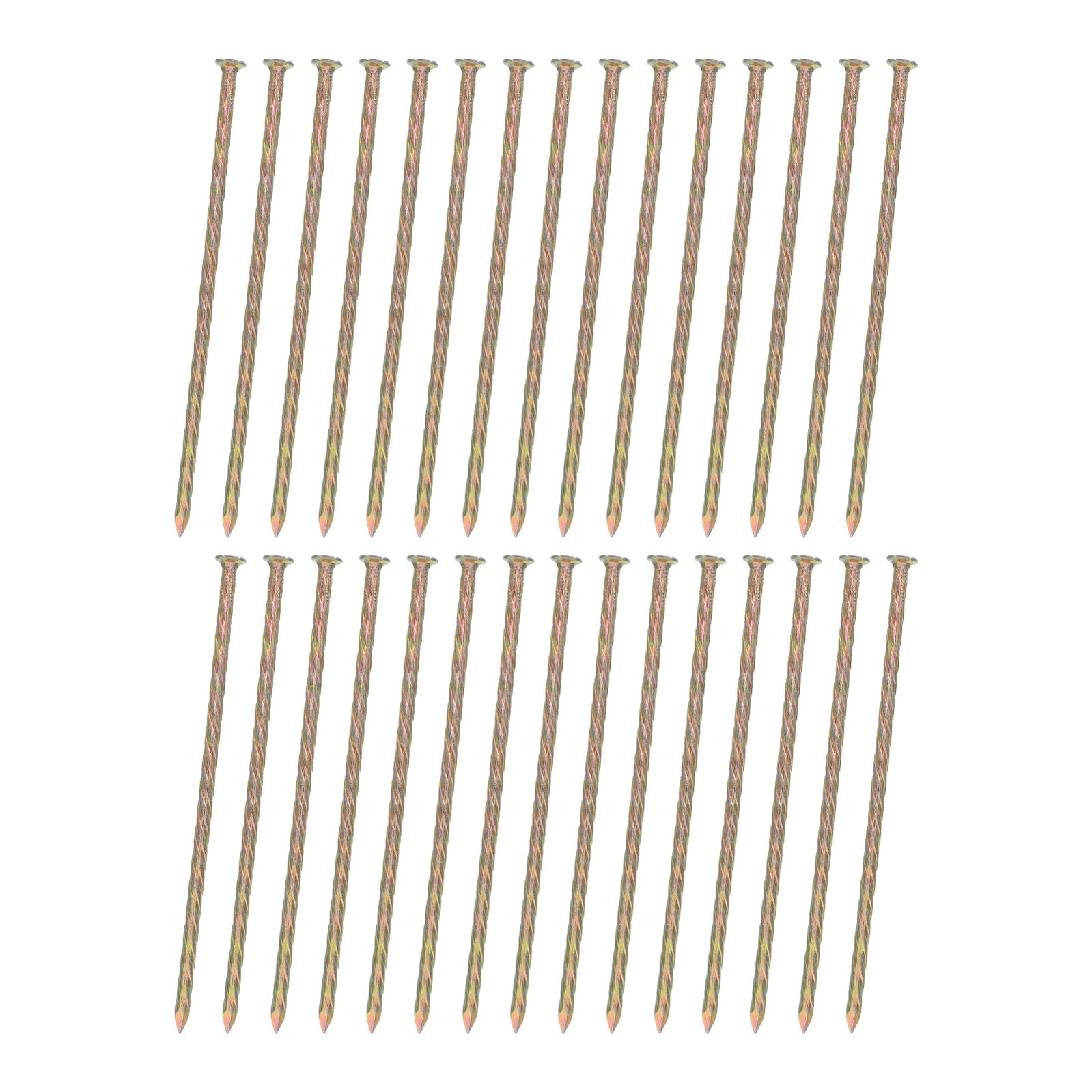 Estacas Metálicas en Espiral de Acero al Carbono de 6 Pulgadas y 651g para Bordes de Jardín y Césped Artificial Alta Estabilidad para Senderos y Patios