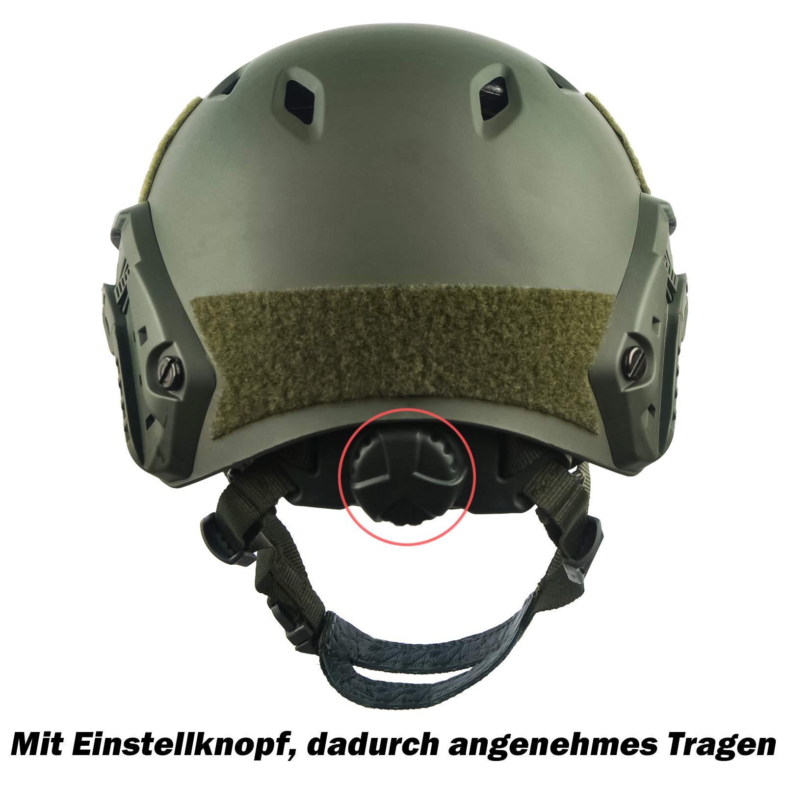 LOOGU Casco táctico Fast BJ Airsoft Ops Core de protección con almohadillas y rieles laterales para tiempo libre paintball combate