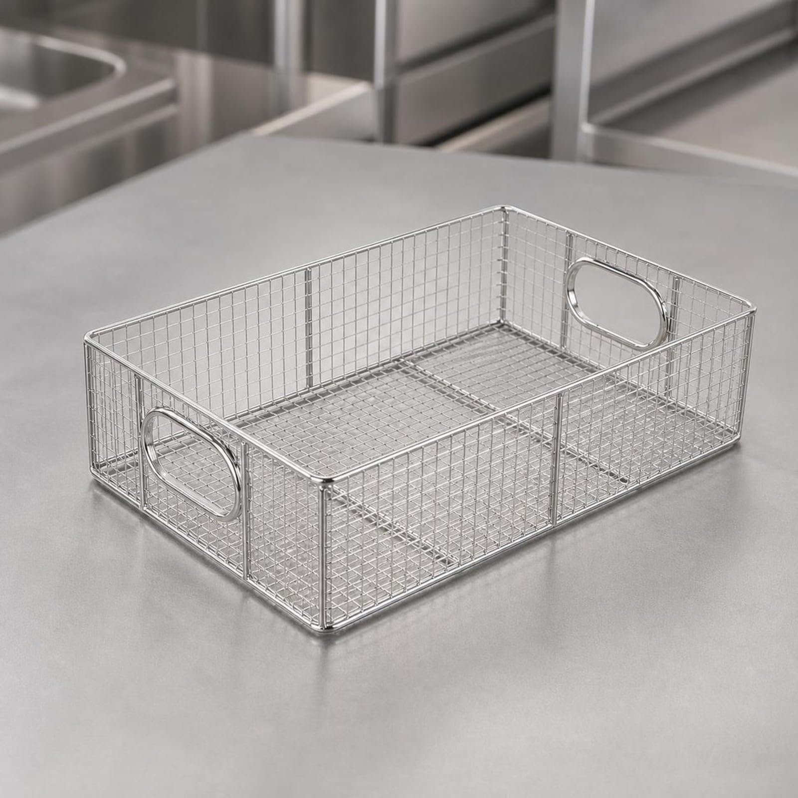 MagiDeal Contenitore Friggitrice | Professionale, contenitore da, Utensile, per Ristorazione, 38x25x10cm