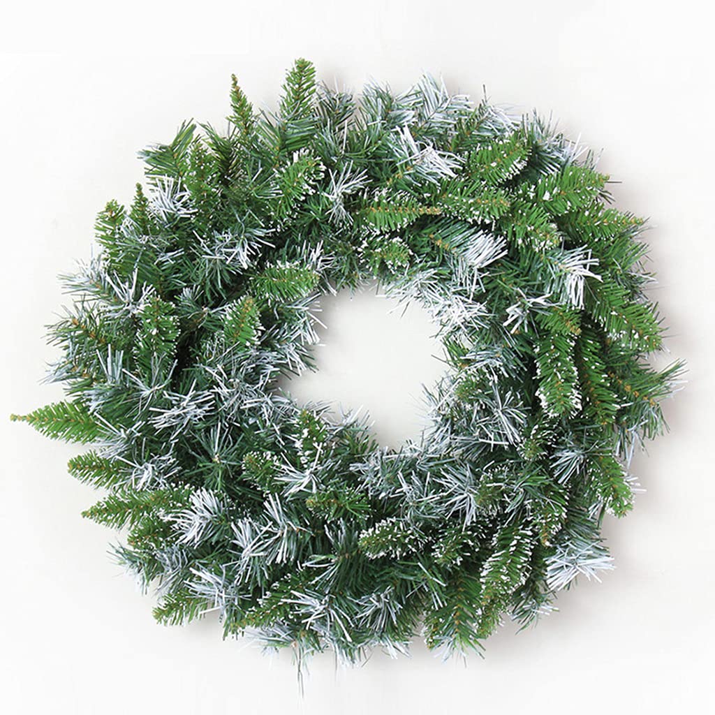 Guirlande de Noël artificielle 60cm, décoration de jardin d'hiver avec cônes de pin