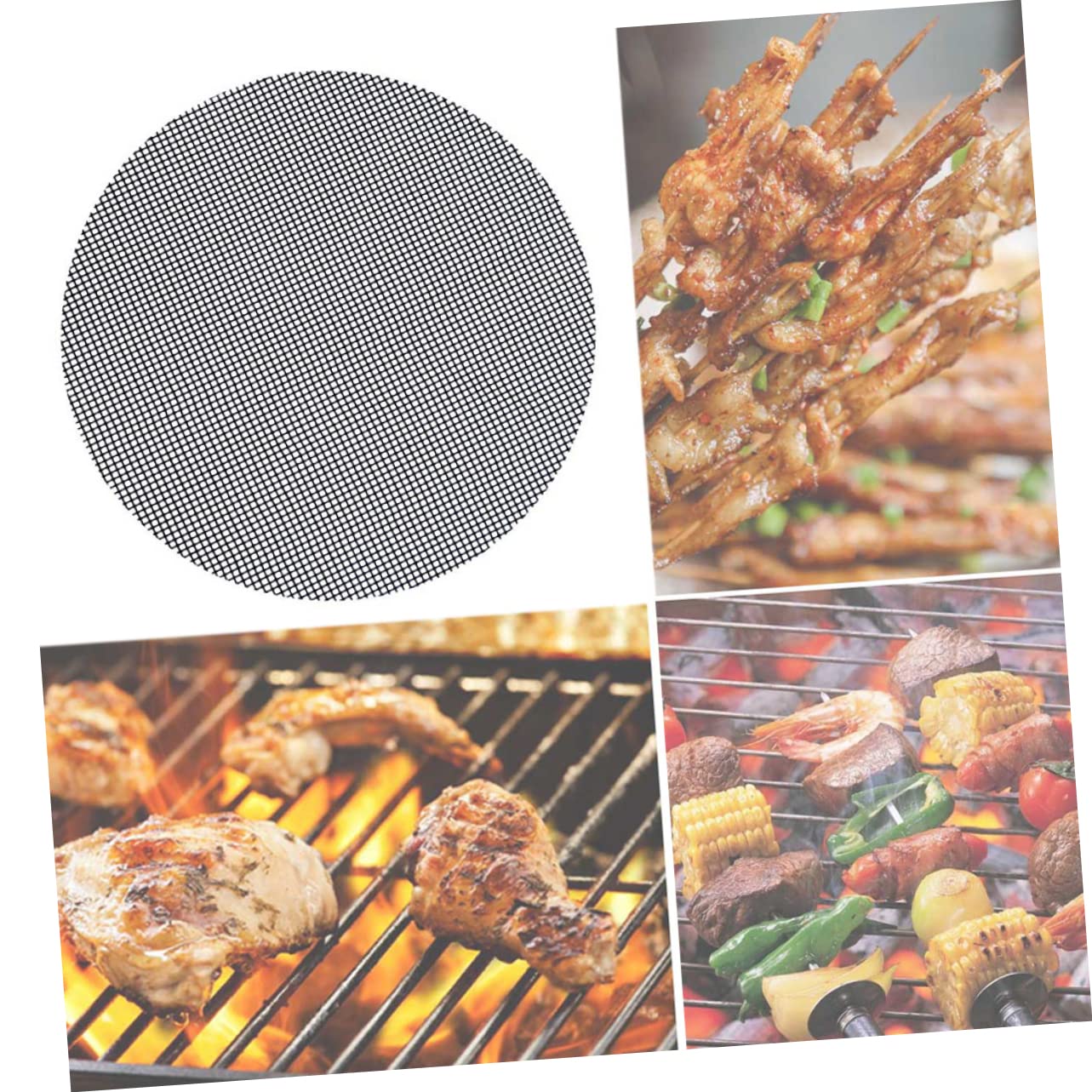 TOPBATHY 6piezas Alfombrillas De Horno Antiadherentes Para Cocción De Aleatorios Para y Hornear Casa