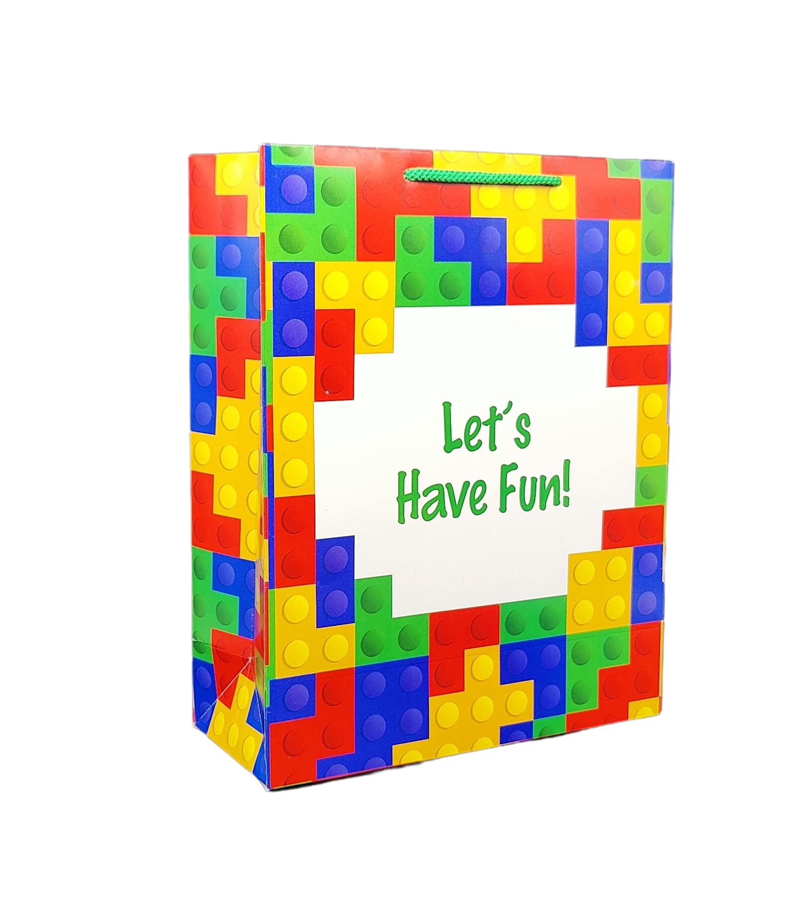 TASCHE Paper Lego Design Bag For Return Gift, Small Presents, Weddings, Birthday, Holiday Presents (Size 12 X 9.5 X 4 Inch|Pack Of 60),Multi (B0BWRKJF55) Amazon Price History, Amazon Price Tracker