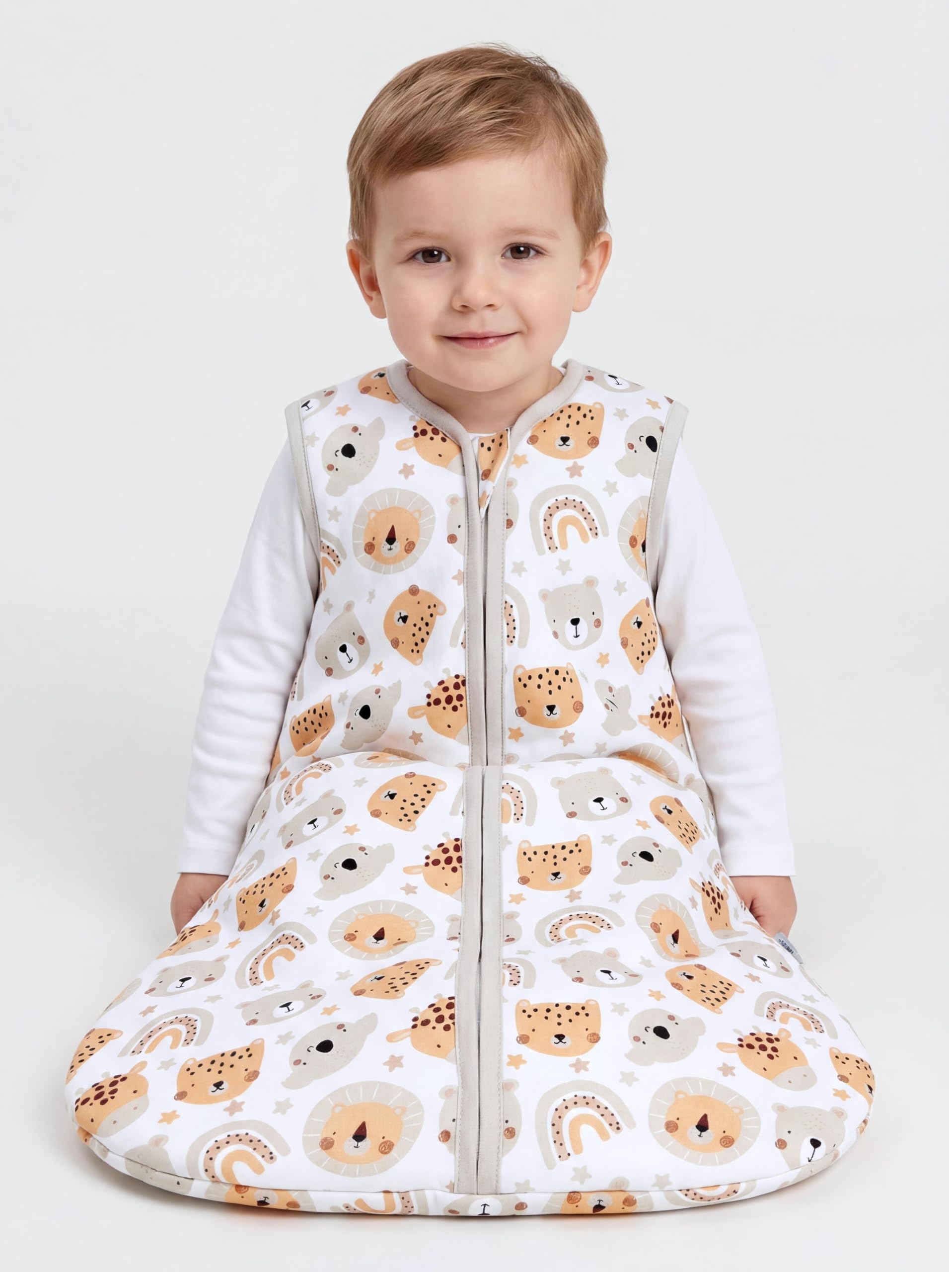 TupTam Sacco Nanna 2.5 TOG Tutte le Stagioni – Sacco Nanna Neonato, Cotone OEKO-TEX
