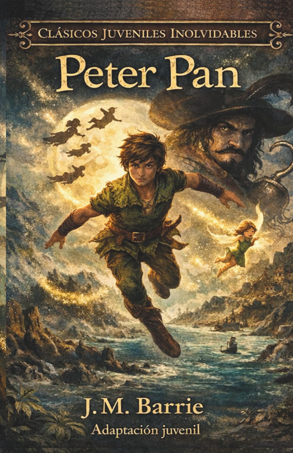 Peter Pan: Una versión juvenil inspirada en el clásico de J. M. Barrie (Clásicos Juveniles Inolvidables)
