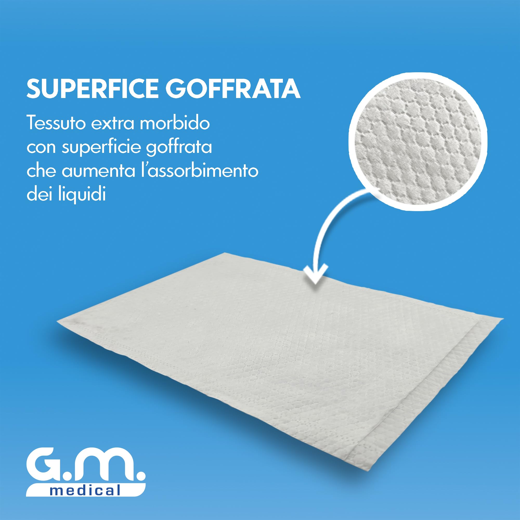 Manopole Saponate Monouso GM - 100 Pezzi Per Anziani, Con Spugna Morbida