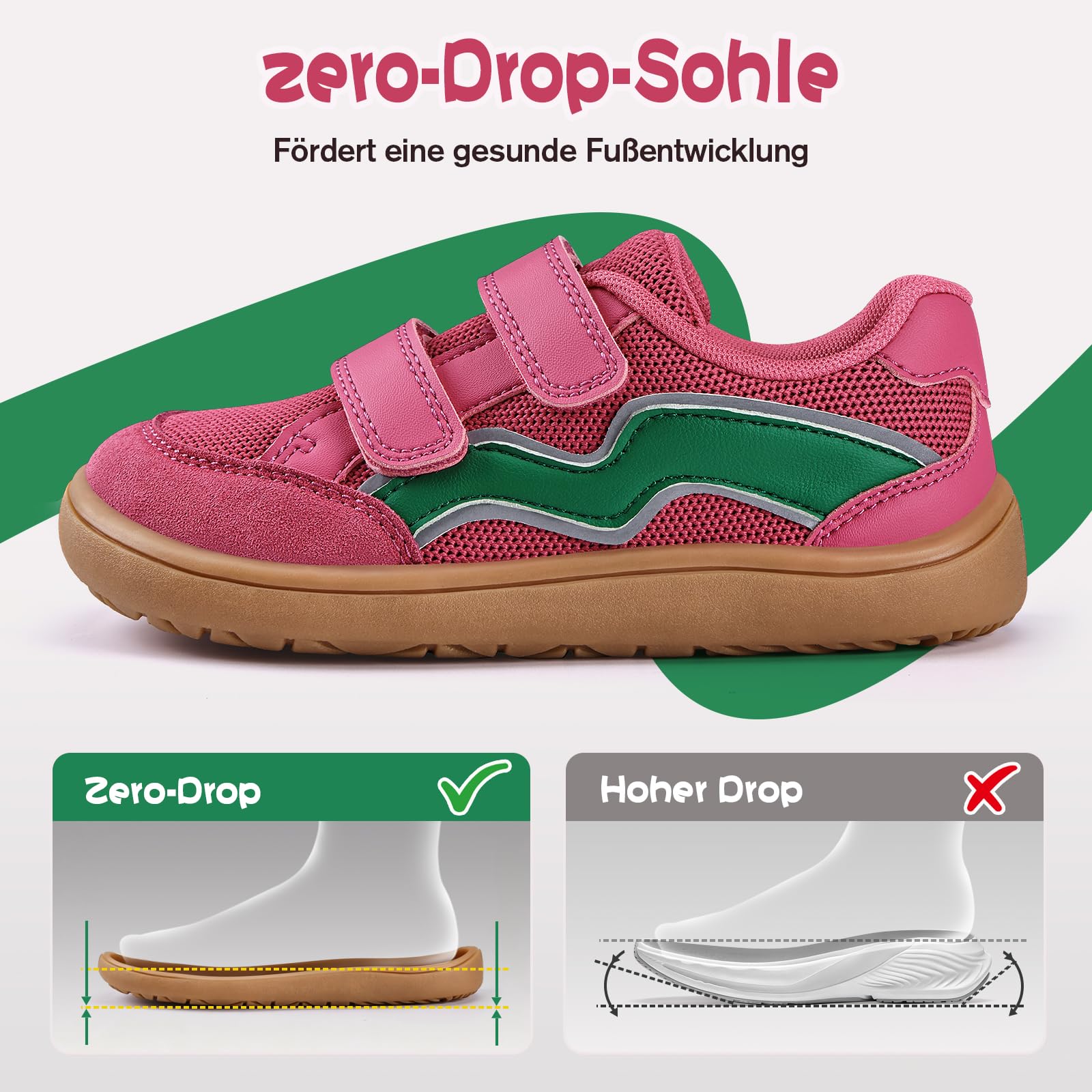 IceUnicorn Kinder Barfusschuhe Hausschuhe Jungen Mädchen Barfuß Sneaker