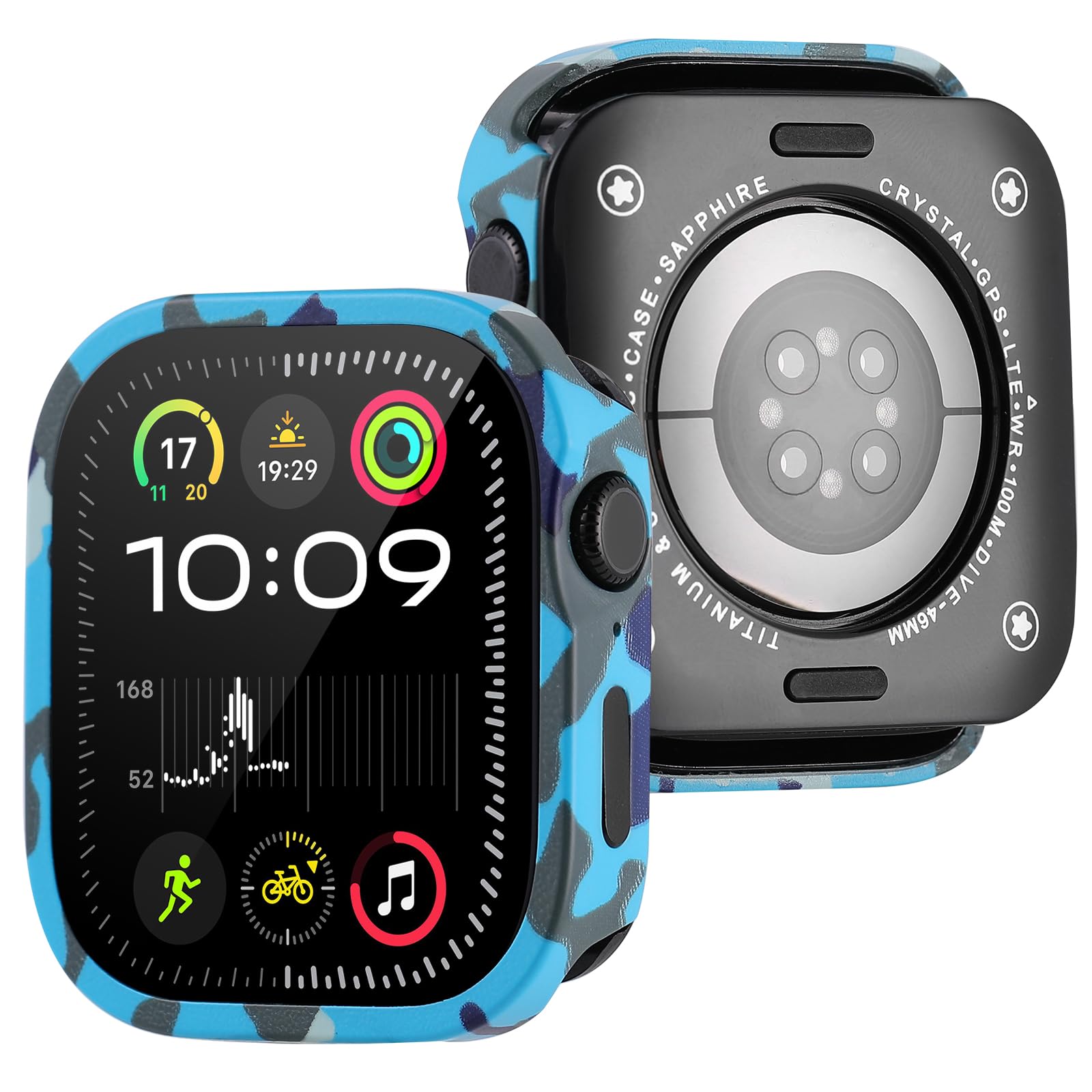 Coque Apple Watch 45 mm antichoc rigide verre trempé iWatch