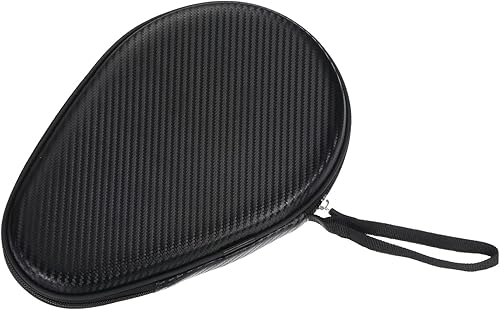PATIKIL Estuche para raqueta de tenis de mesa funda de ping-pong bolsa de cubierta dura forma de calabaza para accesorios deportivos